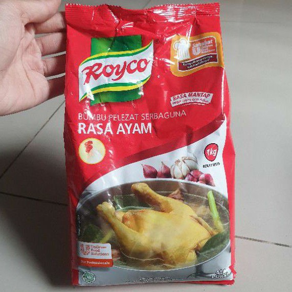 

Royco rasa Ayam penyedap rasa kaldu ayam royco 1kg 1000gr.