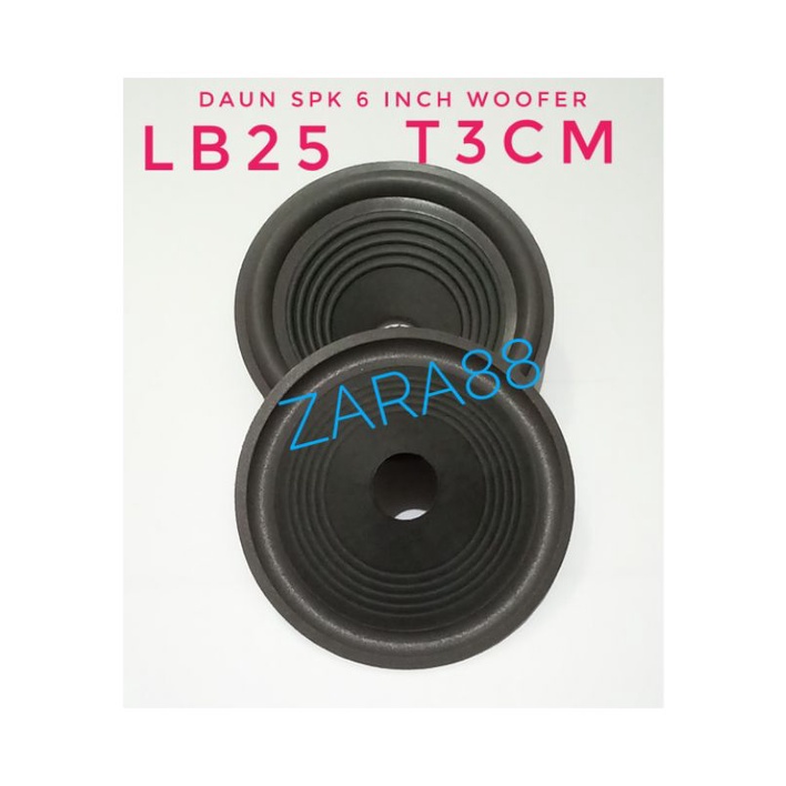 daun speaker 6 inch woofer 2pcs