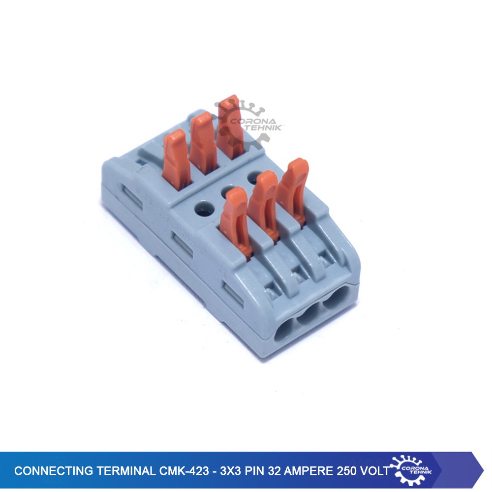 Connecting Terminal CMK-423 - 3x3 Pin - 32 Ampere 250 Volt