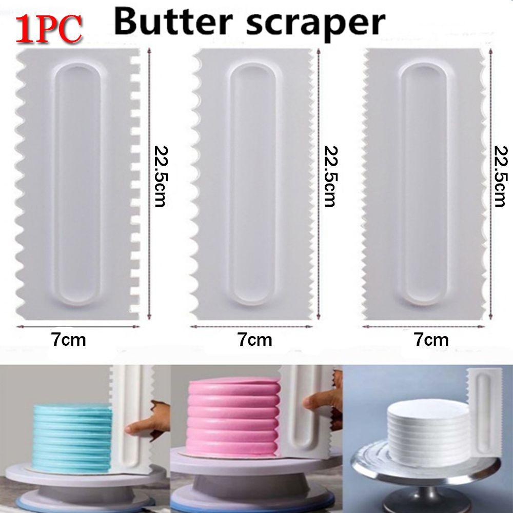 Populer Scraper Kue Home &amp; Kitchen Pastry Tools Cetakan Kue Polos Halus