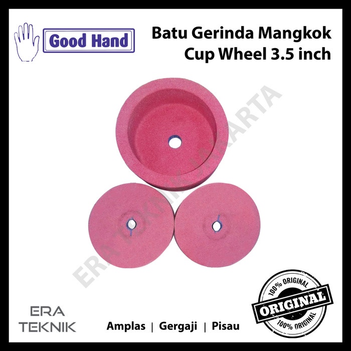 5pcs Batu Gerinda Mangkok Goodhand cup Wheel 3.5" inch