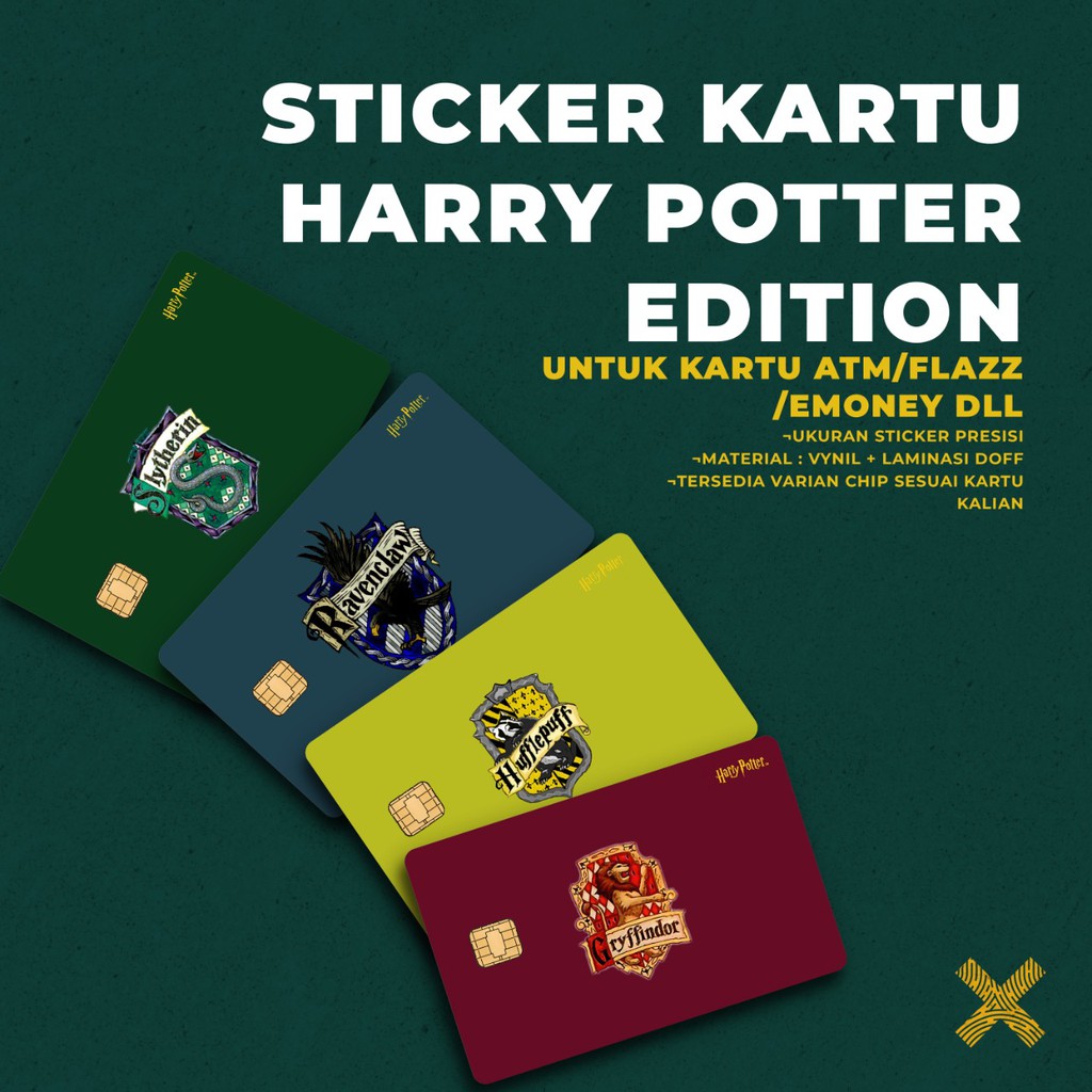 

Skin Card / Sticker Kartu ATM Harry Potter edition (Ukuran Presisi) - Bisa COD