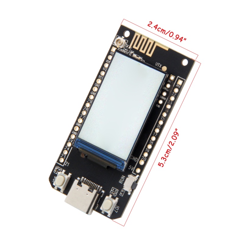 Btsg T-Pico C3 T-Display RP2040 Dual MCU Raspberry Pi Module 1.14 inch LCD IPS Screen Circuits Papan Pengembangan Untuk