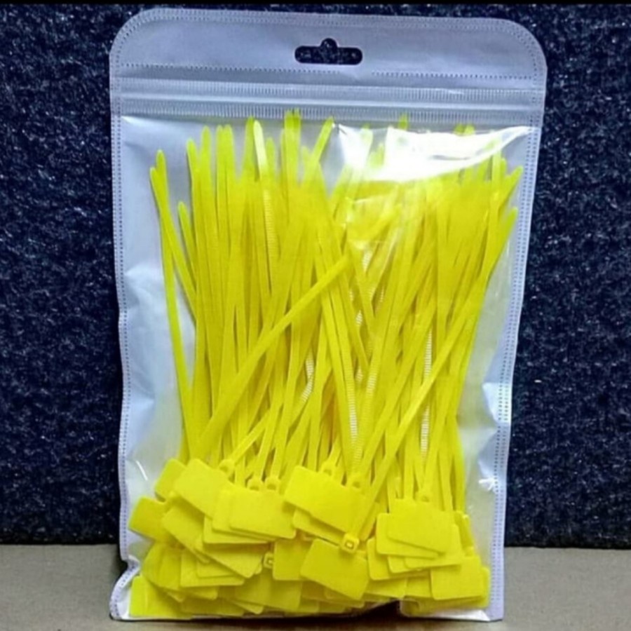 Kabel Ties Label Ties 4X150mm /Ties kabel bendera