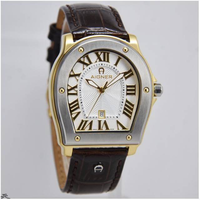 Jam Tangan Pria Aigner Signa A105106 Leather Kulit Original Swiss Made
