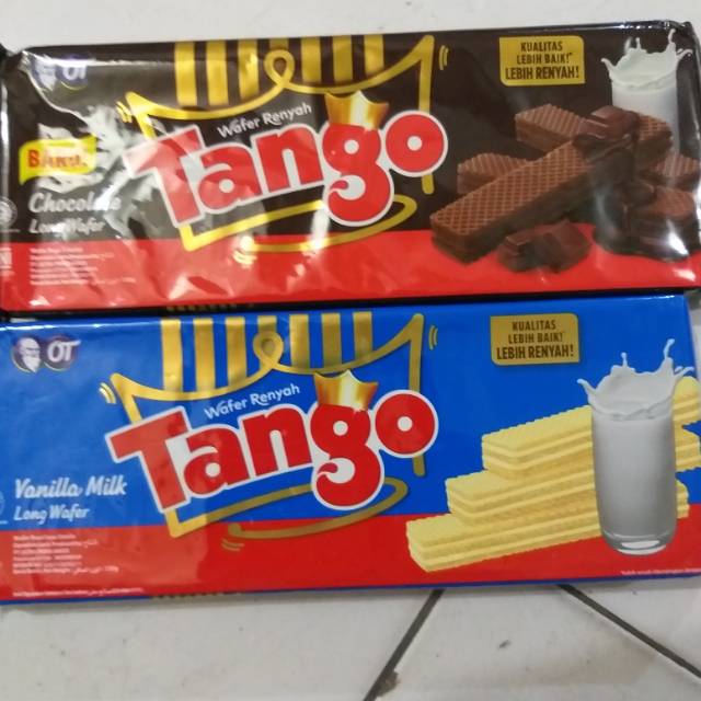 

Wafer tango 130 gr coklat/ vanila