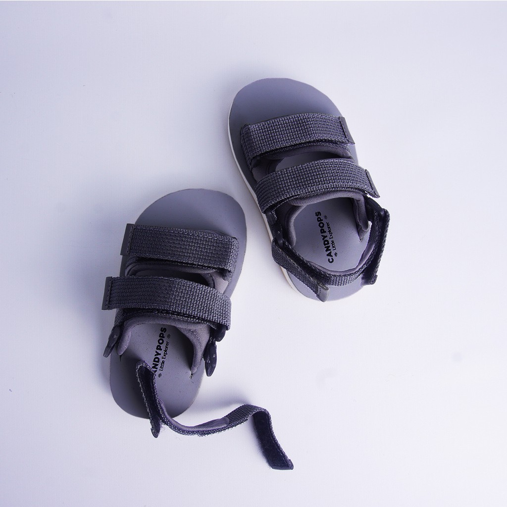 CANDYPOPS - Noel Grey Sandal Gunung Anak Laki-laki/Perempuan - Original Footwear