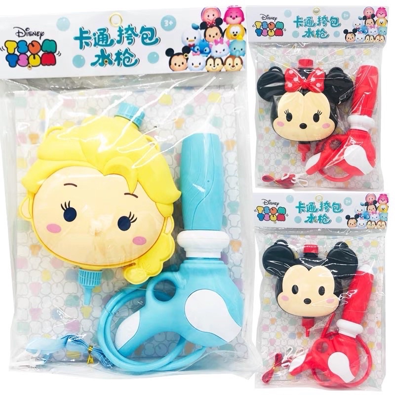 disney character water guns mainan pistol air tema disney elsa mickey minnie