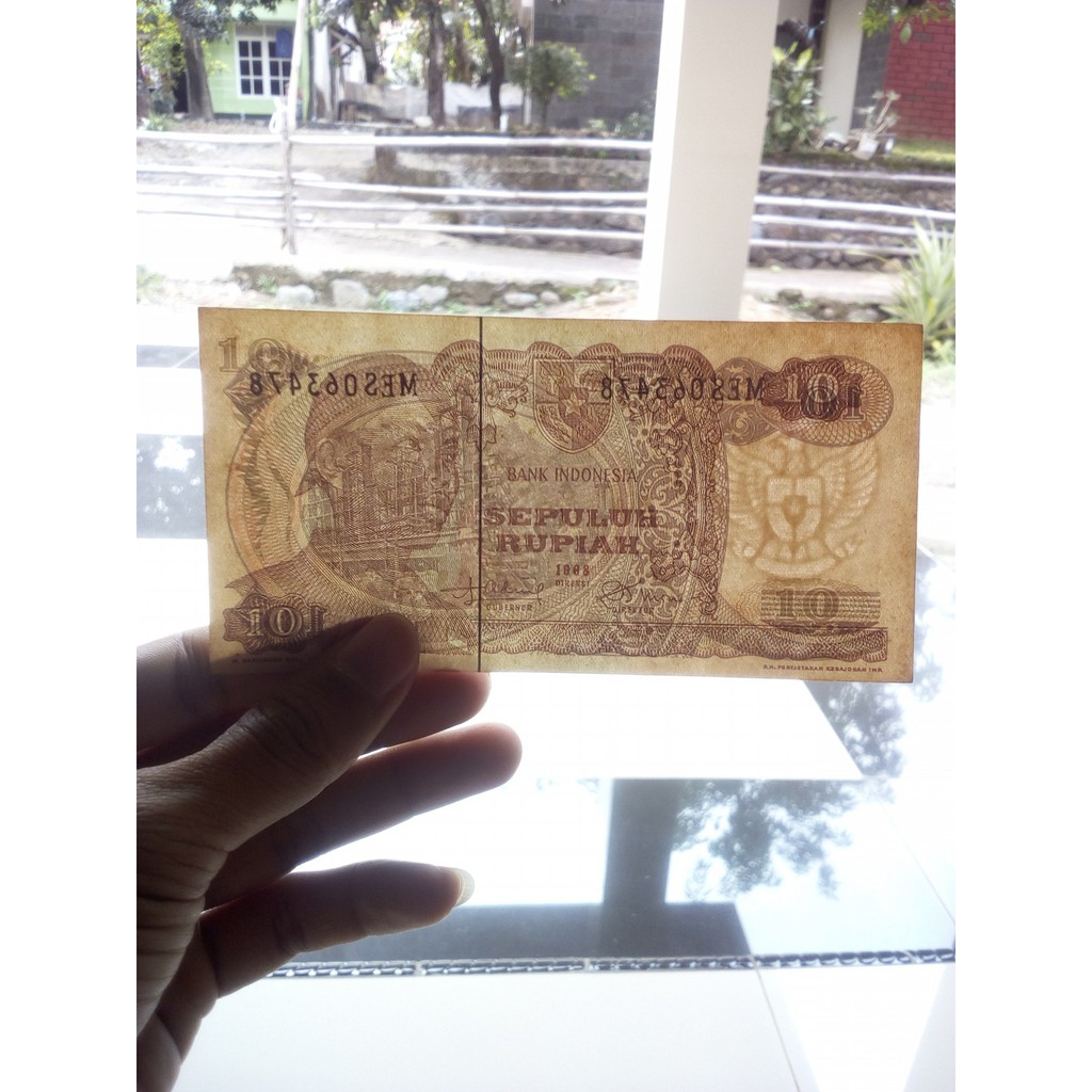 Uang Kuno 10 rupiah tahun 1968 Seri sudirman