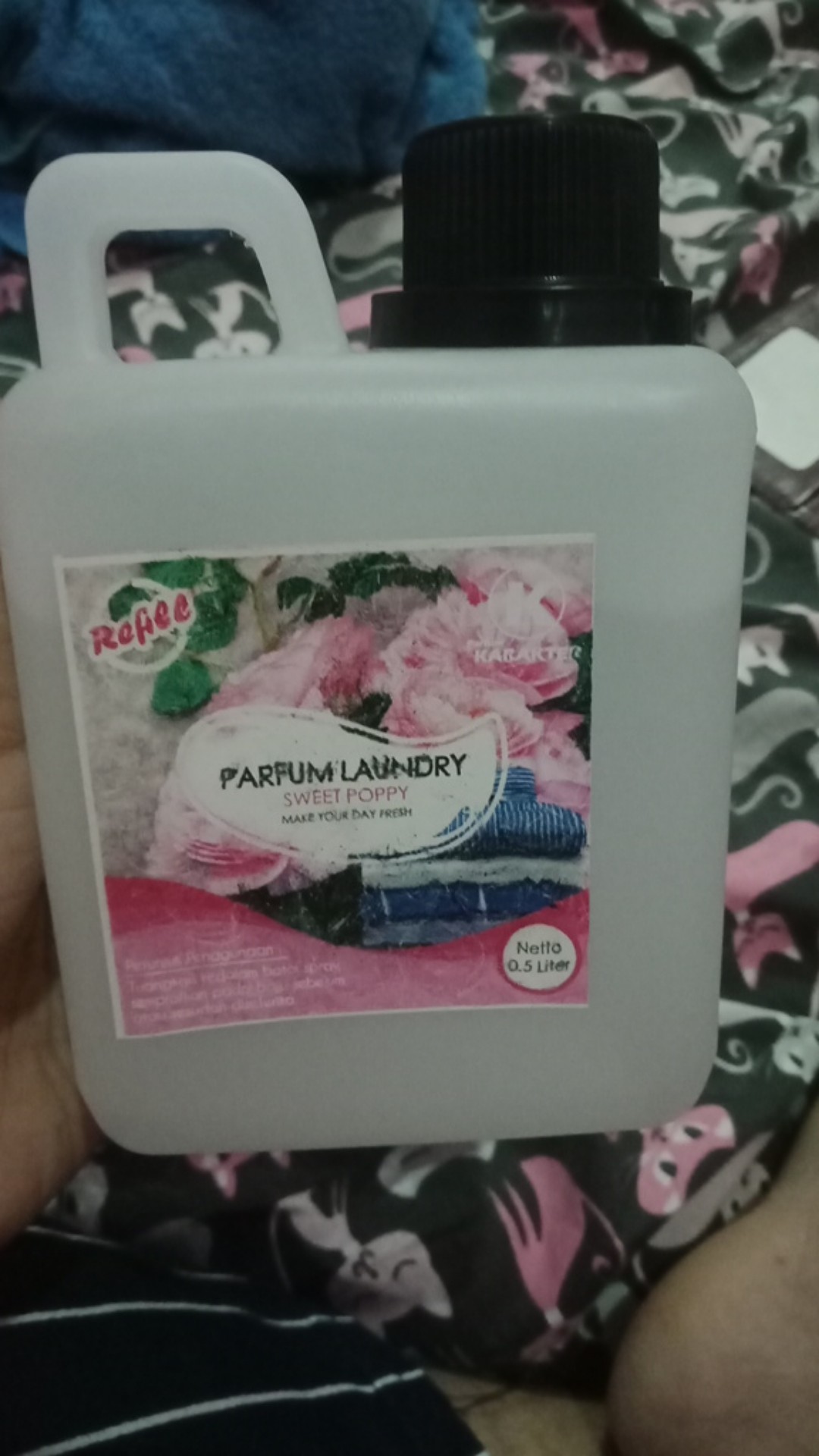 Bisa Cod | Parfum Laundry Aroma Sweet Poppy Wangi & Tahan Lama Kemasan Refil 0,5 Liter