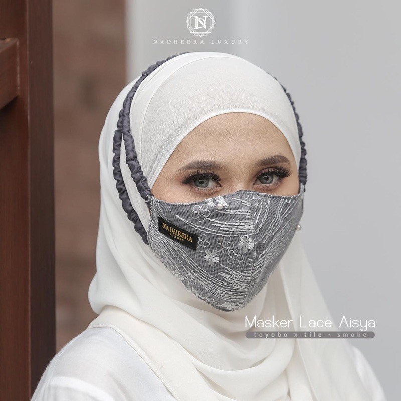 Masker Lace Aisya Nadheera Luxury | Masker Kondangan