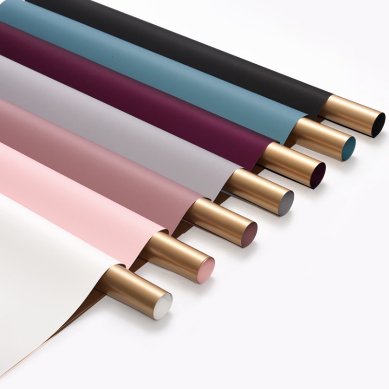 BI Gold Paper Kertas Bunga Wrapping Cellophane Paperwrap Buket Bunga Bungkusan Bunga / Flower Wrapping / Cellophane / Wrap / Kertas Bunga / Kertas Kado / Flower Paper / Kertas Grosir / Kertas Import / Kertas Cellophane / Florist / Buket Bunga / Florist Su