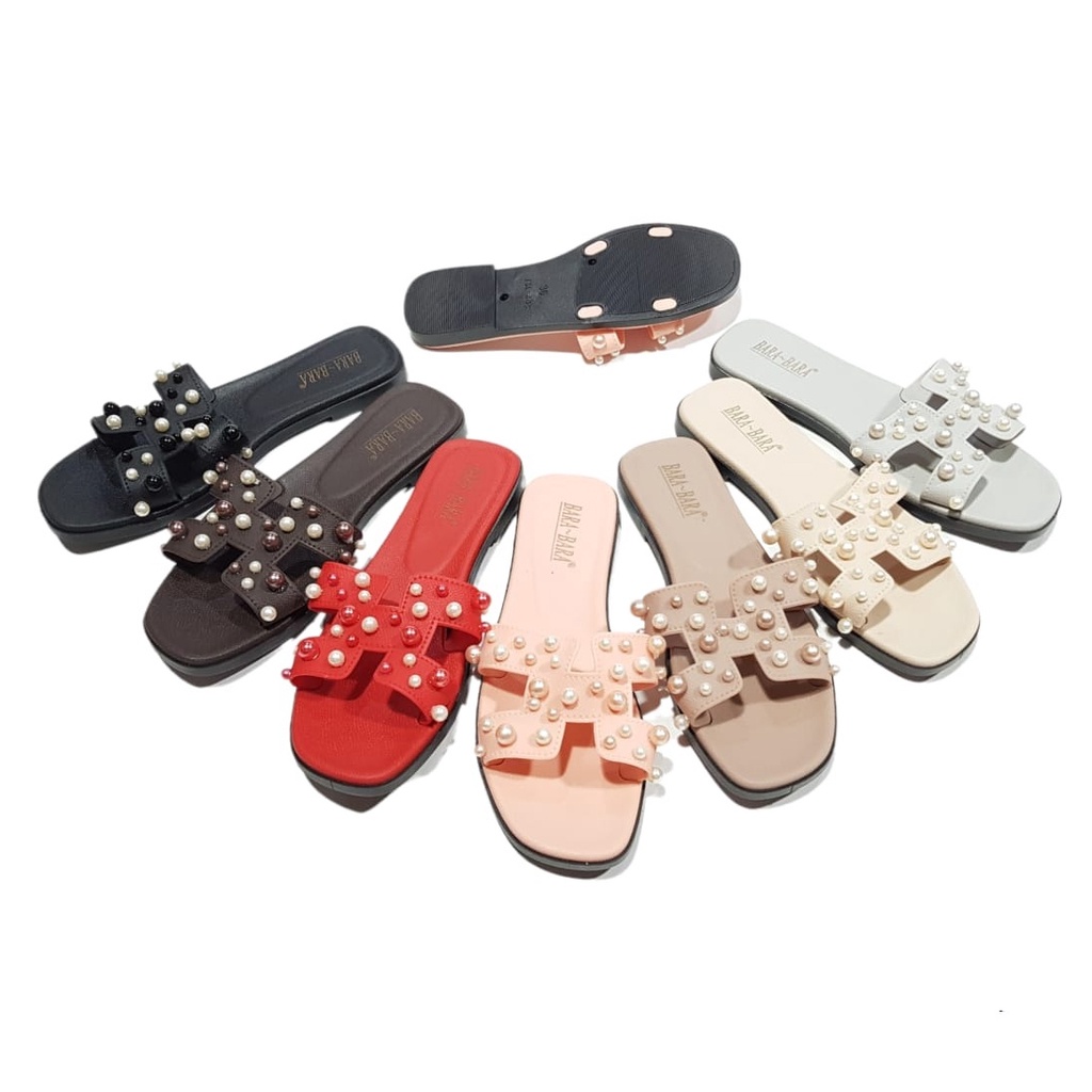 Bara~Bara Sandal Jelly Karet Kokop H Mutiara JSL-883KHMTR (AT2)