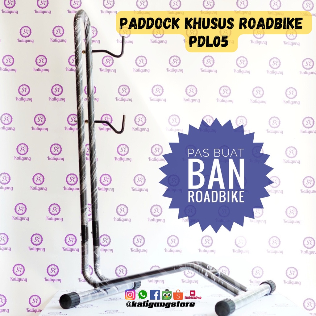 PDL05 Paddock Sepeda Roadbike - Standar Sepeda Praktis - Bike Stand - Parkir sepeda balap