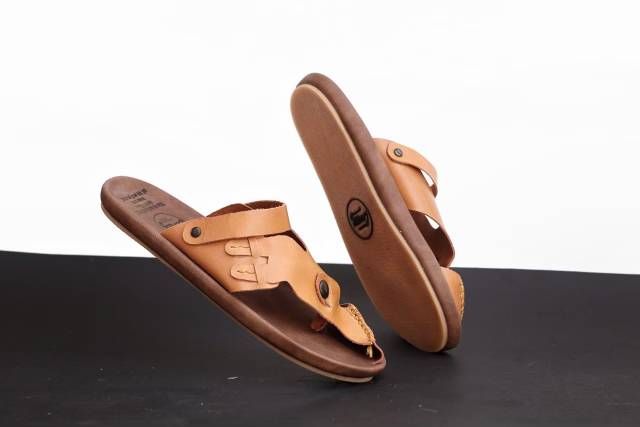 GRATIS !! SANDAL KULIT PRIA 05 CEVANY BLACK BROWN TAN KULIT SAPI ASLI ORIGINAL