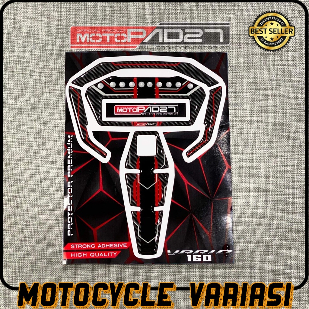 MOTOPAD27 Sticker stiker antigores spidometer NEW HONDA VARIO 160 Resin Timbul Premium Presisi