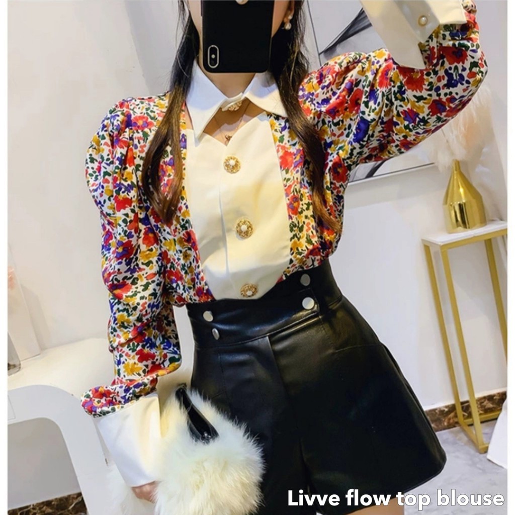 Livve flow top blouse -Thejanclothes