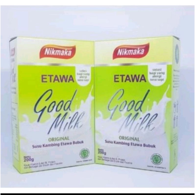 

NIKMAKA ETAWA GOOD MILKSUSU KAMBING ETAWA BUBUK Rasa Original 200gr
