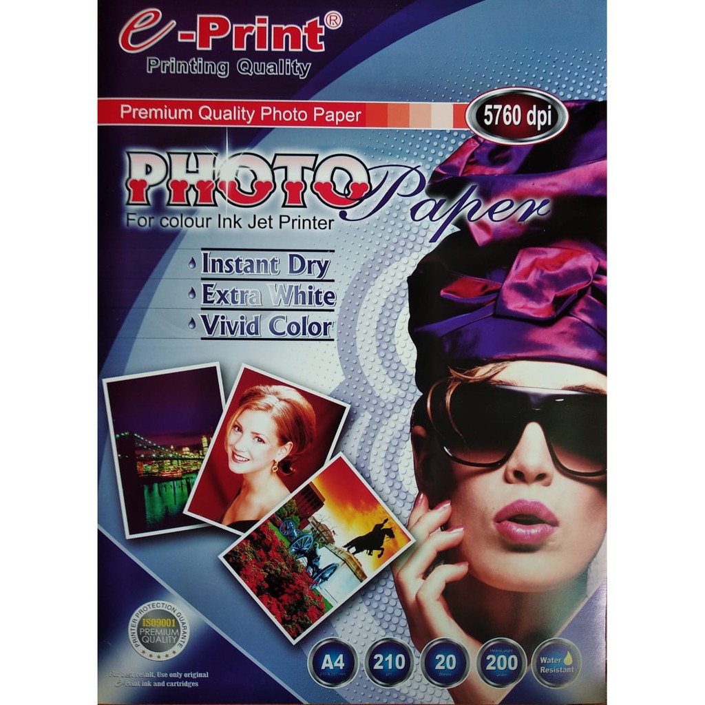 Kertas PRINT Photo Glossy Eprint Double Side 200 gram