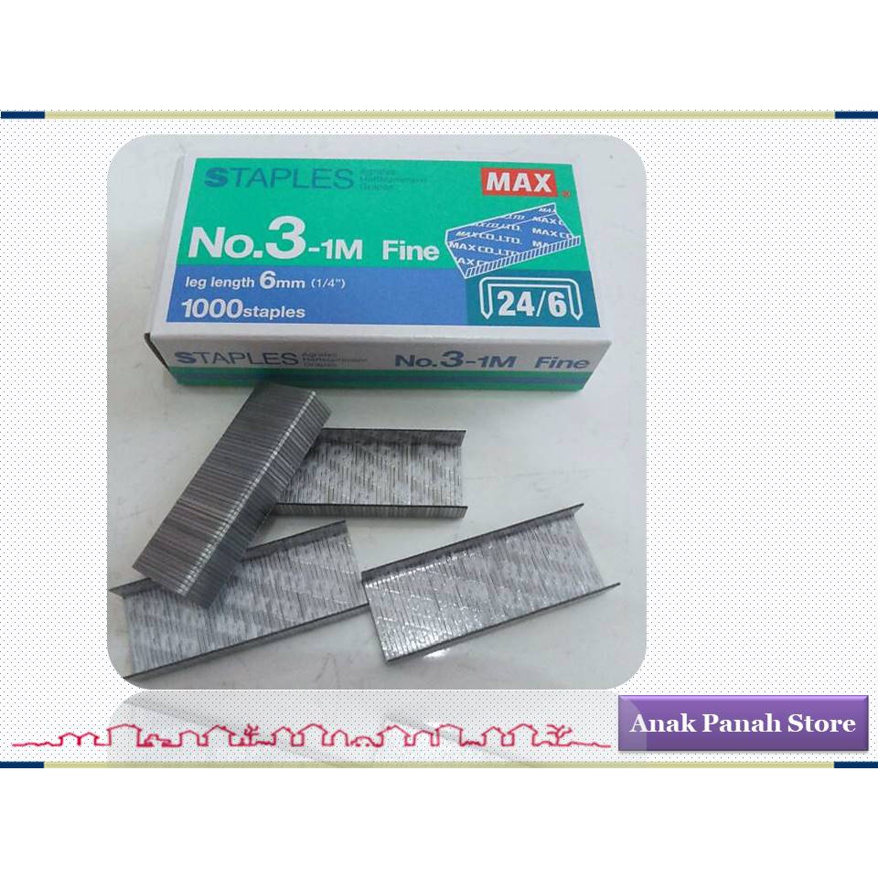

Isi Staples Besar No. 3 Max ( Isi 20 box kecil )