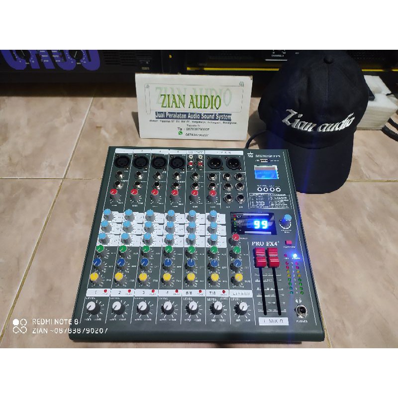 mixer soundqueen Pro FX4 usb bluetooth