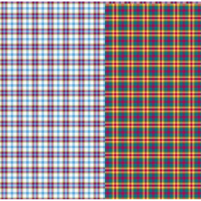 Kertas Scrapbook - Tartan Design (3)