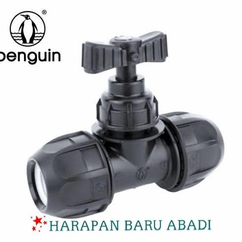 Stop Tap HDPE 1" inch (32mm) / Ball Valve HDPE / Stop Kran HDPE