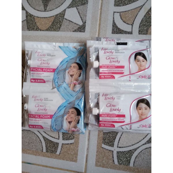 Fair &amp; Lovely ( Glow &amp; Lovely ) Sachet Eceran