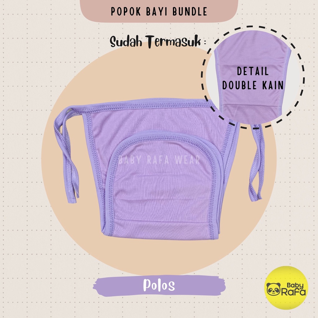 Serian Lilac - 12 pcs / 6 pcs Popok Bayi Double Kain LILAC SERIES merk SNI Bolo - Bolo / Popok Double Kain Serian Lilac Premium