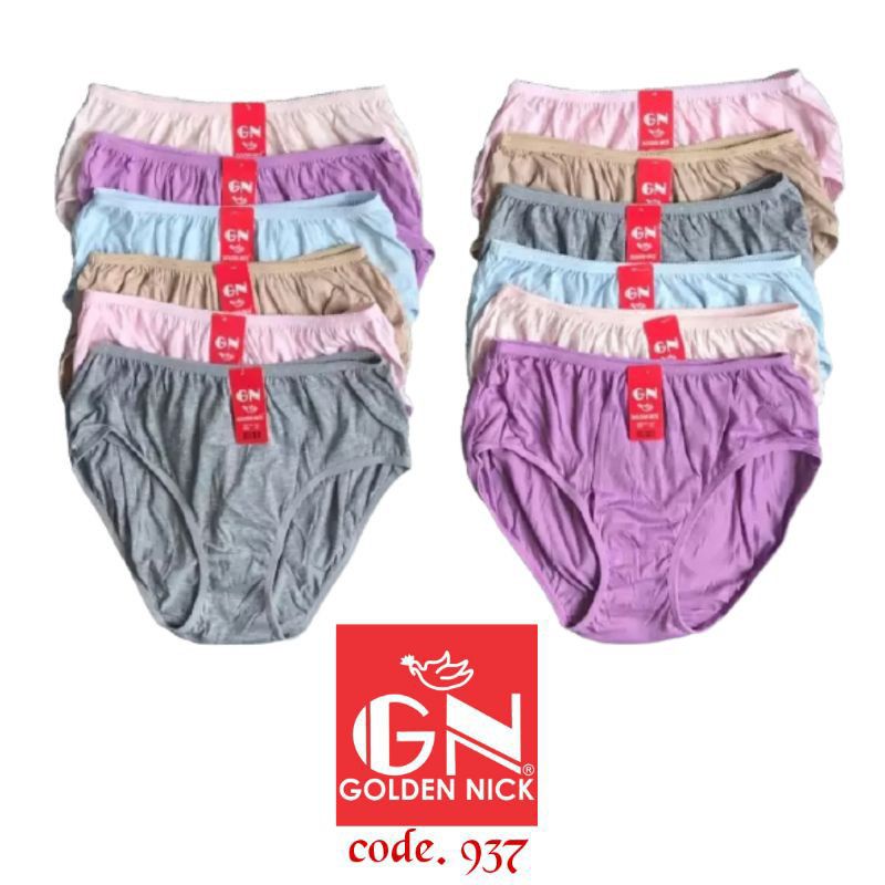 Celana Dalam Wanita Katun Dingin / Celana Dalam Lusinan / Celana Dalam Wanita Golden Nick/ Celana Da