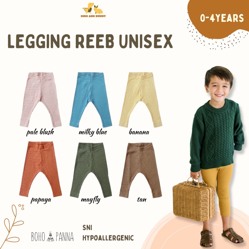 DINOANDBUNNY - LEGGING REEB - Bohobaby Bohopanna - Celana Legging Bayi Anak Laki dan Perempuan