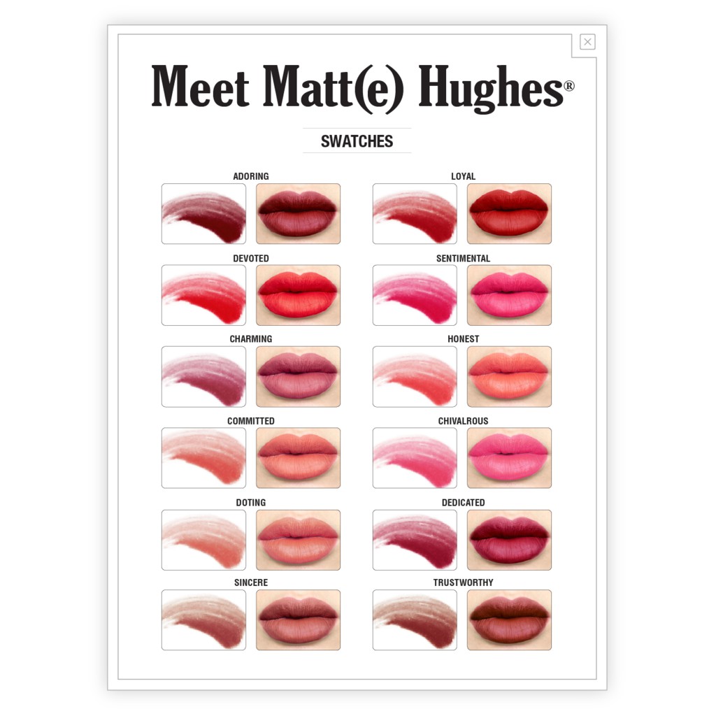 ORGINAL Without Box The Balm Meet Matt(e) Hughes Long Lasting Liquid Lipstick Matte