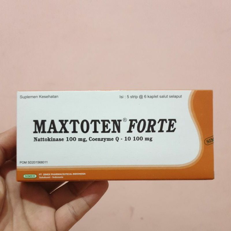 MAXTOTEN FORTE Maxtoten Forte maxtoten forte - mencegah pembekuan darah