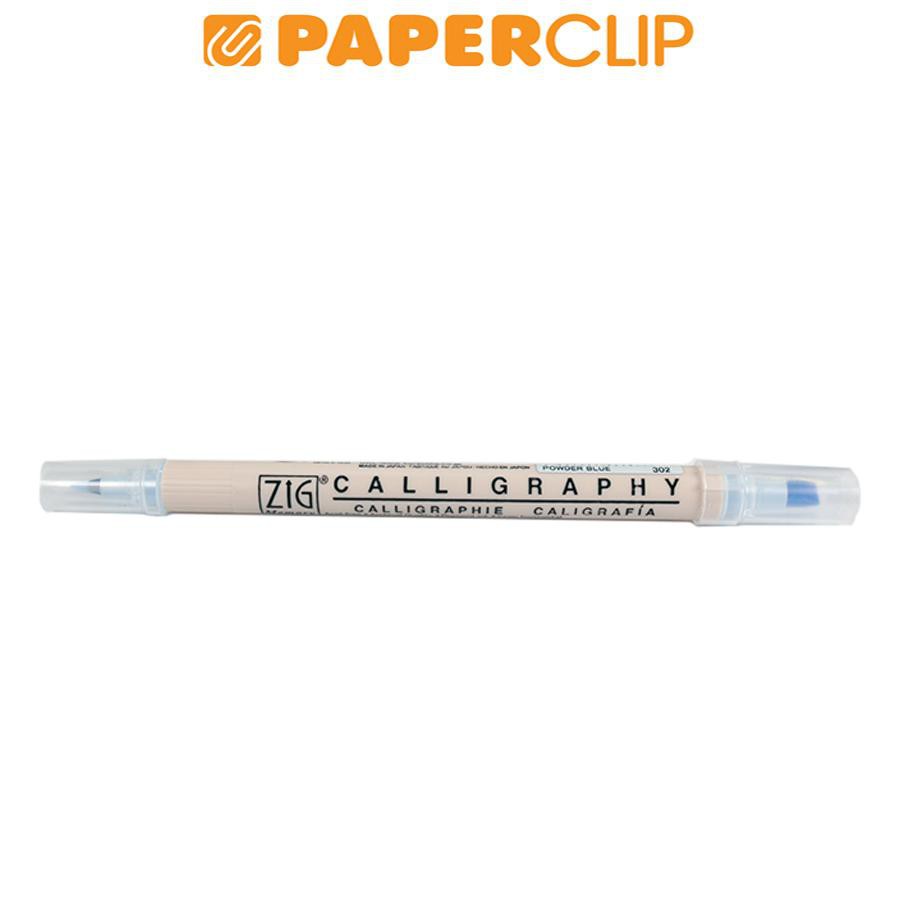 

PEN BRUSH ZIG KURETAKE MS-3400 CALLIGRAPHY 302 POWDER BLUE