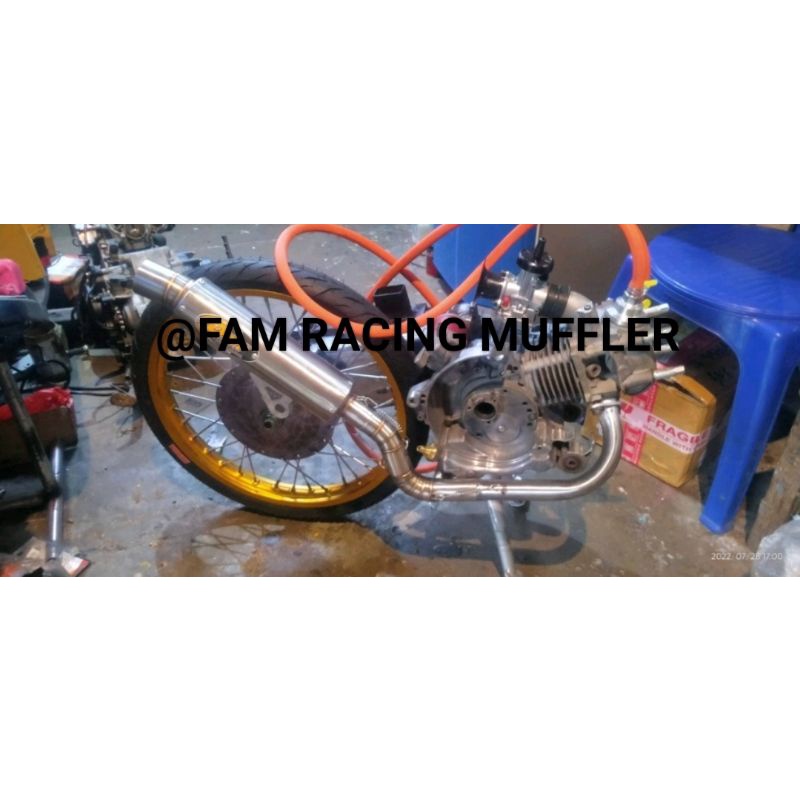 Knalpot Mio Drag 155cc 200cc Pipa 32mm Fam
