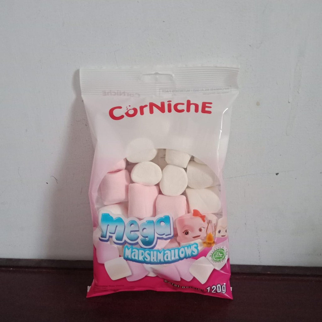 Mega Marshmallow pink putih 120gr