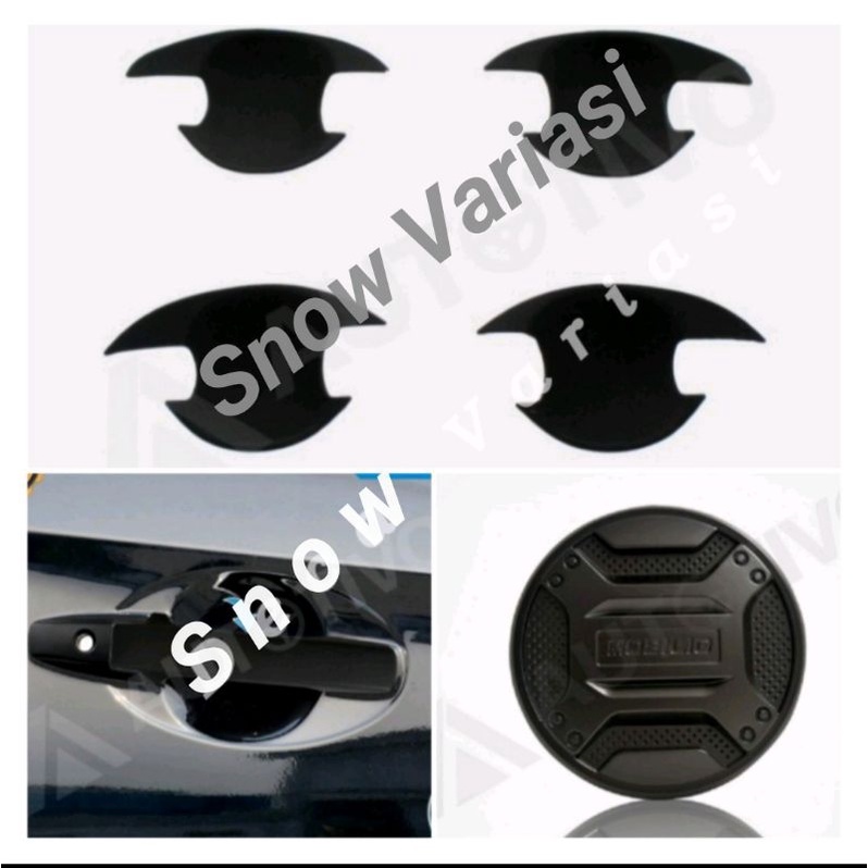 Paket Outer Cover Handle Tank Cover Mobilio Xtivo Black JSL