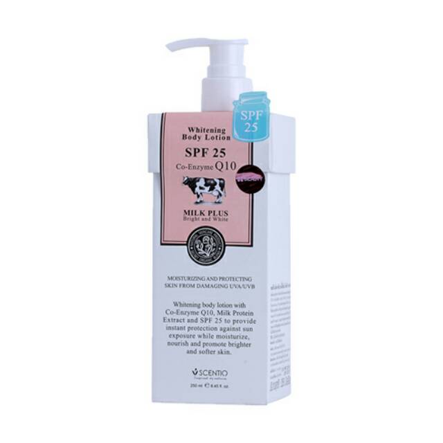 SCENTYO MILK PLUS WHITENENG BODY LOTION SPF 25 Thailand