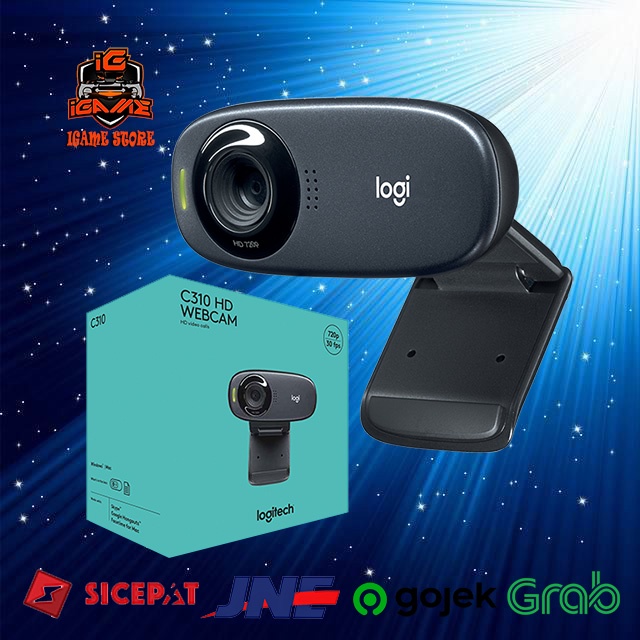 Logitech C310 HD Webcam C 310 720p Video With Lighting Correction NAMPOL GAN