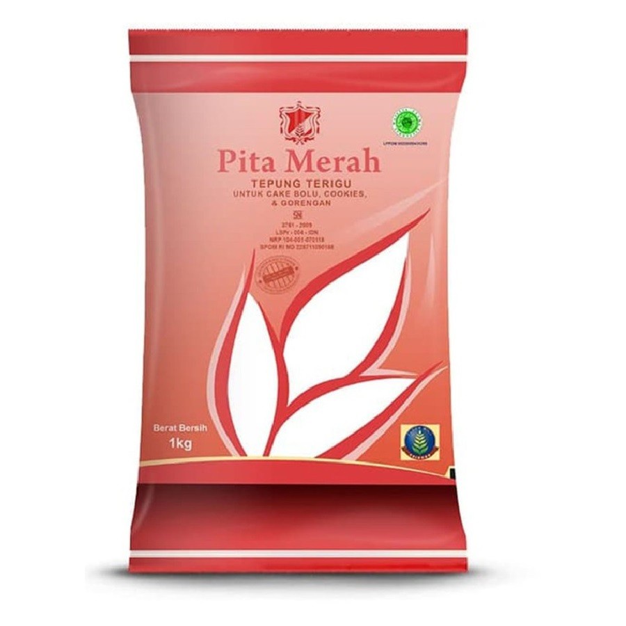 

tepung terigu pita merah 1 kg