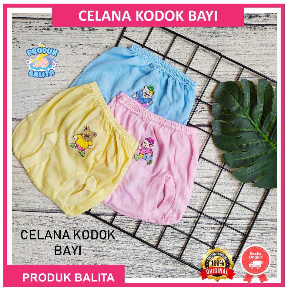 Celana Kodok Bayi / Celana Pop Baby Bordir / Celana Kacamata