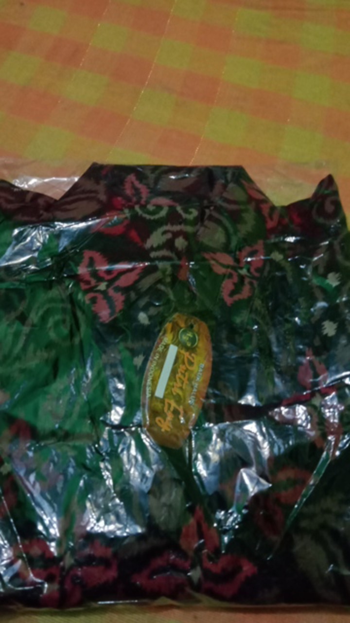 Couple Tunik Ziggy Tali Bunga Zigzag Lawasan Batik Modern Kerja Seragam Sarimbit Muslim Kantor