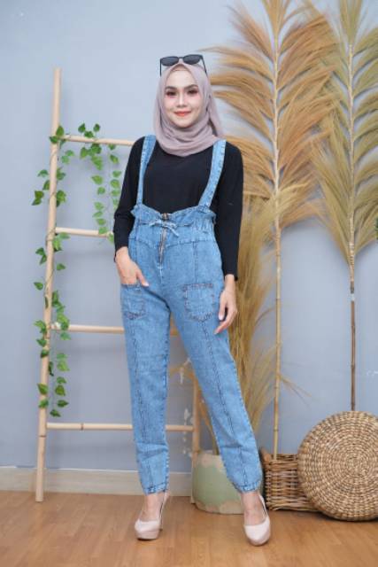 OVERALL CELANA JEANS WASH