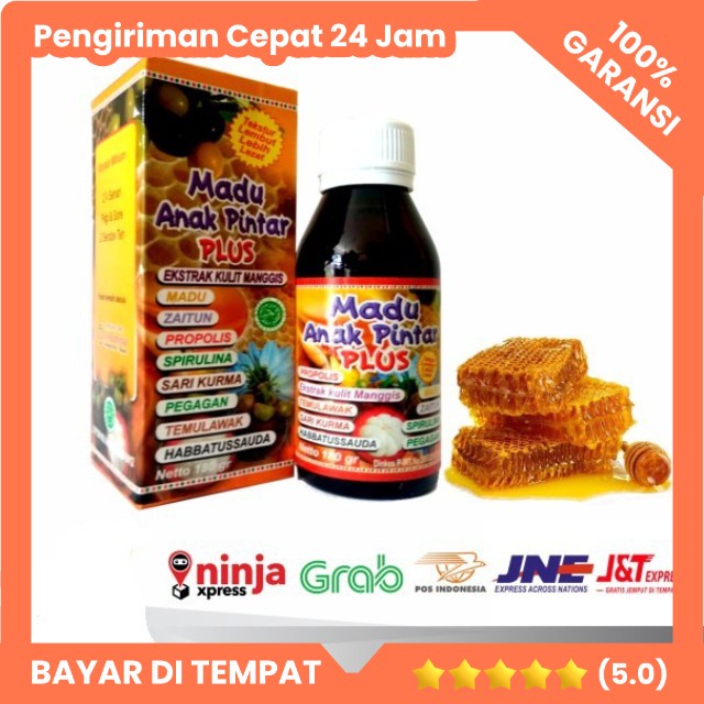 =431¥ Madu Anak Pintar Plus Propolis untuk Kecerdasan Otak Anak dan Daya Tahan Tubuh dari Virus