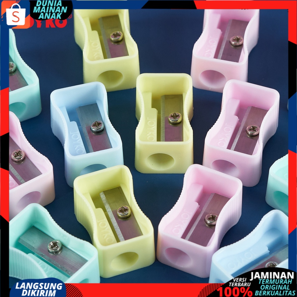 Serutan Sharpener Rautan Joyko SP-362PTL Pastel Color  Best Seller 1 pc