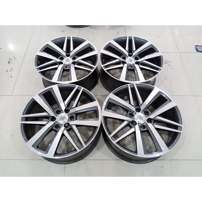 VELG MOBIL BEKAS REPLIKA FORTUNER RING 22 LUBANG 6X139 VELG ONLY SECOND