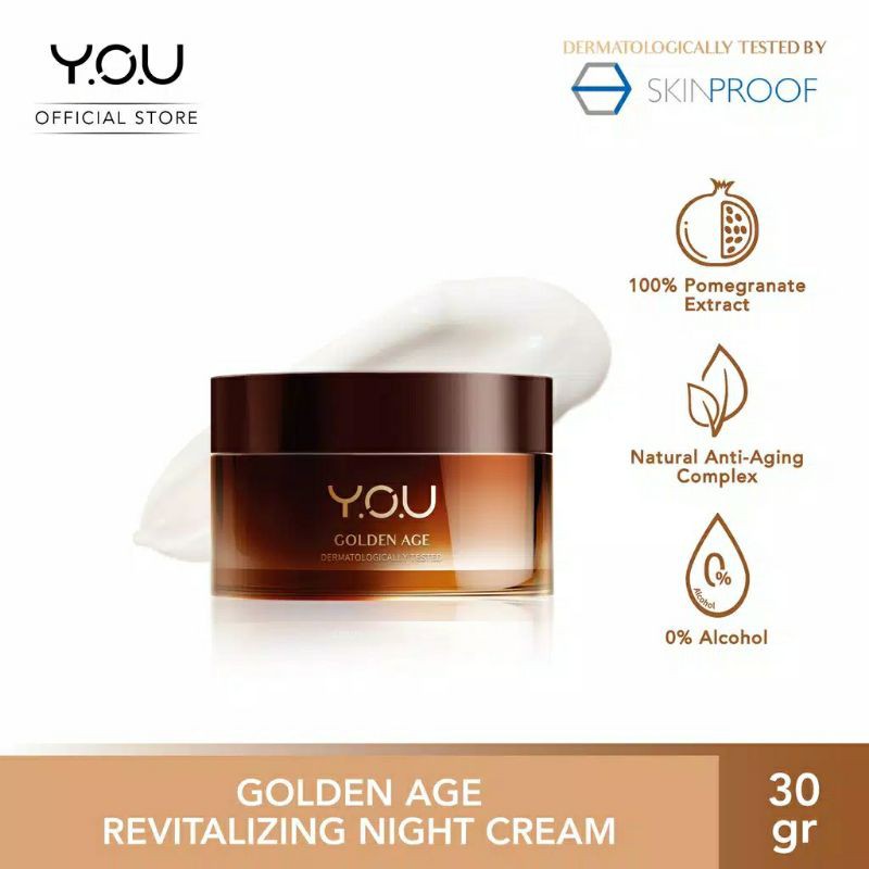 YOU Golden Age Revitalizing Night Cream 30 GR / Overnight Cream