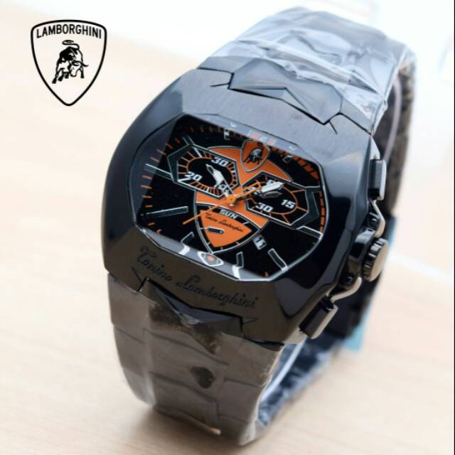 Jam Tangan Lamborghini Tonino Super Mewah - Jam Tangan Pria Lamborghini - Lamborghini Black