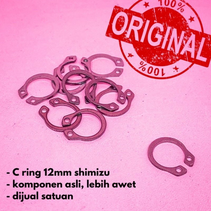 SNAPRING S12 SNAP RING S 12 ORI SHIMIZU - AS 12mm SPARE PART ORIGINAL SHIMIZU