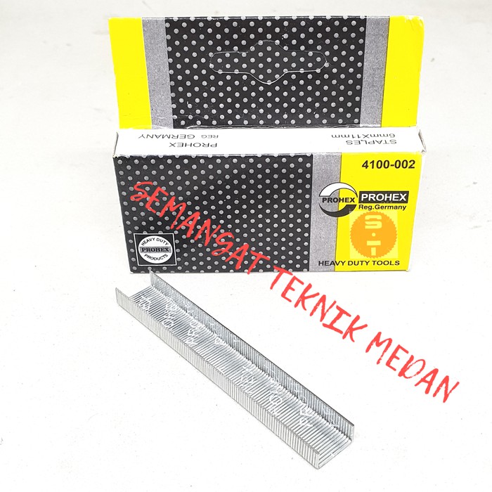 

6mm PAKU STAPLES TEMBAK HEKTER REFILL U kecil 6mm 6 mm x 11mm PROHEX